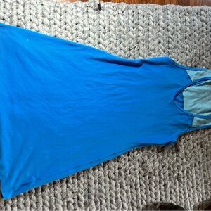 Blue Sleeveless Dress